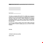 Get Your Dream Job with a Valid Proof of Employment Letter example document template