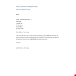 Letter Of Interest Format For Project example document template