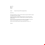 Grant Rejection Email example document template 