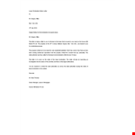 Lease Termination Notice Letter example document template