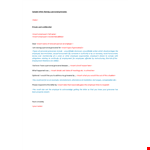 Sample Grievance Letter - Raise Your Concerns Professionally example document template