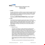 Hospital Equipment Tracking Template example document template