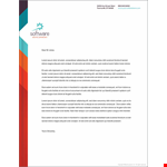 Software Company Letterhead Template Word example document template