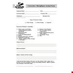 Effective Employee Management: Employee Write Up Form and Action by Managers example document template
