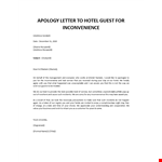 Apologize for the mistake and the inconvenience example document template