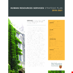 Hr Annual Strategic Plan example document template
