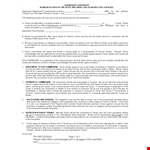 Commission Agreement Template - Create a Profitable Agreement for Lease, Broker, Owner & Tenant example document template