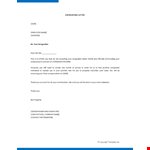 Resignation | Position | Relieving Letter - Thank You Note example document template