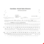 Download Our Printable Periodic Table | Free & Easy To Use example document template