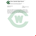 Resignation Letter for Catholic School Football Coach example document template
