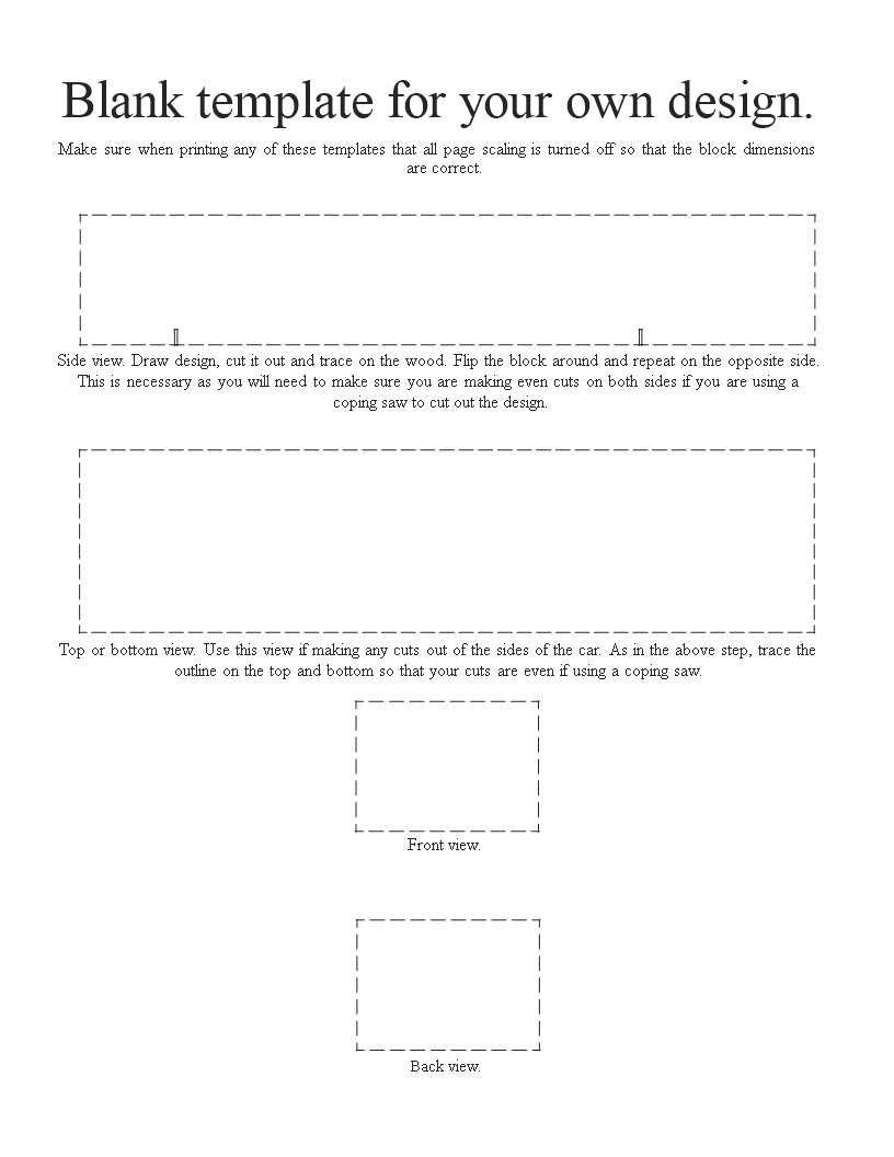 pinewood derby template