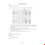 Common Size Balance Sheet Template example document template