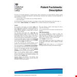 Create Professional Fact Sheets | Easy-to-Use Template | Boost Credibility example document template