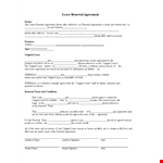 Lease Renewal Letter example document template 