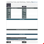 Customizable Job Proposal Template for Contractors and Owners example document template