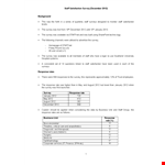 Staff Satisfaction Survey Template example document template