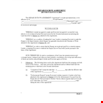 Repair Escrow Agreement example document template
