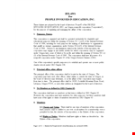 Corporate Bylaws: Creating Effective Meeting Processes for Board of Directors | Corporation example document template