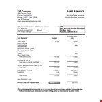 Invoice Template example document template