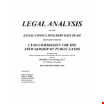 Legal Case Analysis Format example document template