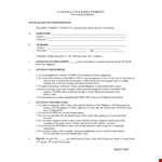 Employment Contract: Guide for Employers and Workers on Worker Rights, Obligations, and Agreements example document template