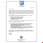 Important: Price Increase Letter to Inform Demand Due to Supplier Increases example document template