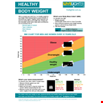 Healthy Body Weight Chart example document template