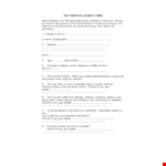 Child Consent Form Template - Get Detailed Parental Consent example document template