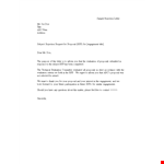 Grant Request Rejection Letter example document template