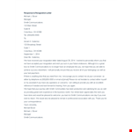 Response To Employee Resignation Letter Example example document template