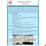 Letter For Academic Grant Application example document template 