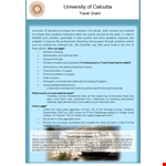 Letter For Academic Grant Application example document template