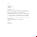 Job Application Letter For Business Manager example document template