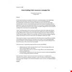 Gbw Pac Plan example document template