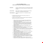 High School Admissions Counselor Job Description example document template