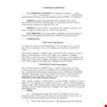 Commission Agreement Template in Word example document template