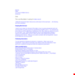 Effective Employee Warning Letter Template - Improve Employee Performance example document template 