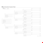 Family Tree Generation Chart - Create a Visual Family Tree with Marriage, Death, Birth, and Place example document template