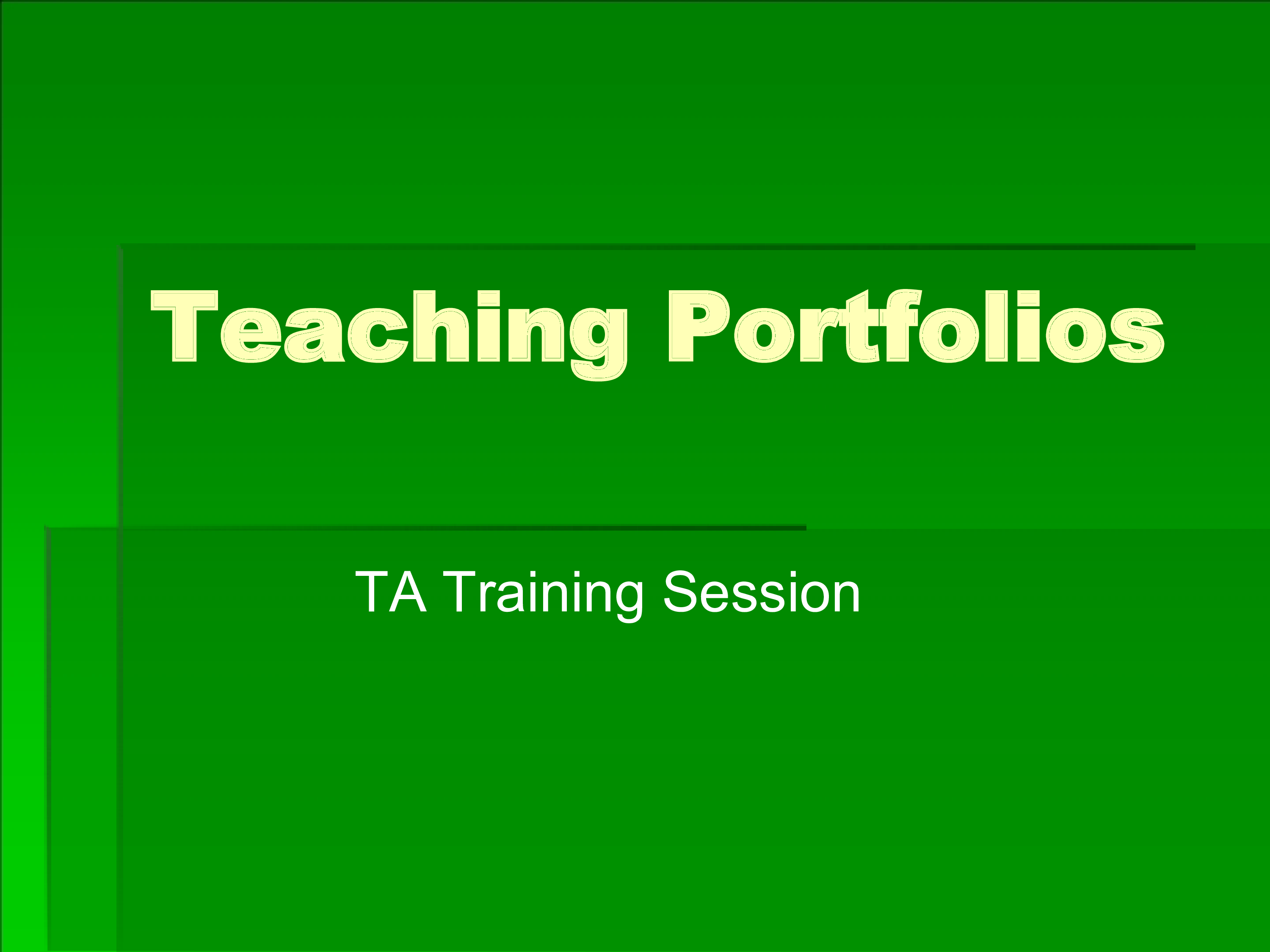 teacher portfolio template