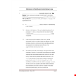 IOU Template - Create an Acknowledgment of Debt with Debtor and Creditor, Avoiding Costs example document template