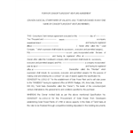 Joint Venture Agreement Template - Create a Strong and Profitable Contract for Your Consortium example document template