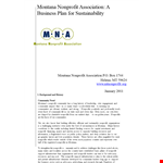 Nonprofit Budget Template for Creating Community-Driven Solutions | Montana Nonprofits example document template