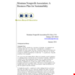 Nonprofit Budget Template for Creating Community-Driven Solutions | Montana Nonprofits example document template 
