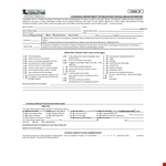 School Behavior Incident Report example document template