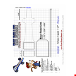 Pinewood Derby Templates - Click for Tungsten Cube Design example document template