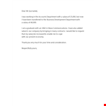 Request Your Salary Increase Letter | , example document template