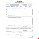 Effective Disciplinary Action for Employees - Proven Steps example document template