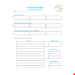 Maximize Your Productivity with our Daily Planner Template - Prioritize Your Tasks Easily example document template
