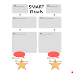 Smart Goals Template for Effective Goal Planning example document template
