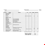 Film Budget Chart Template example document template